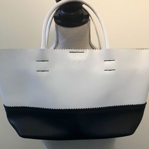 Hype Navy White Small Satchel
